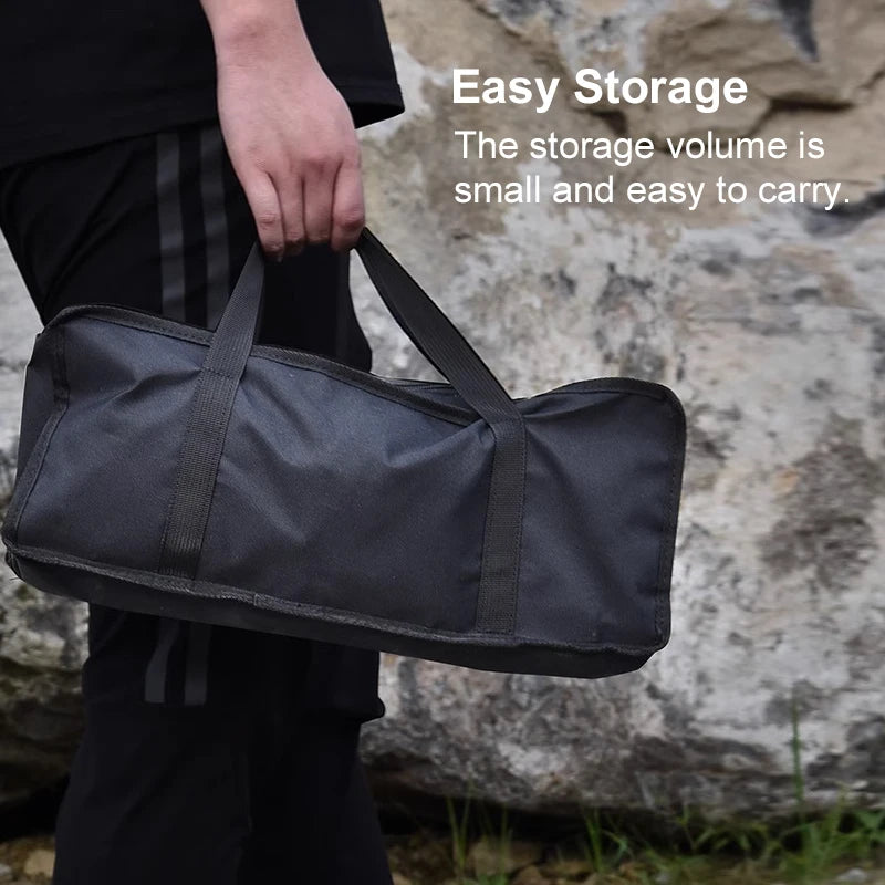 WESTTUNE Folding Camping Table Aluminum Lightweight Portable Table With Storage