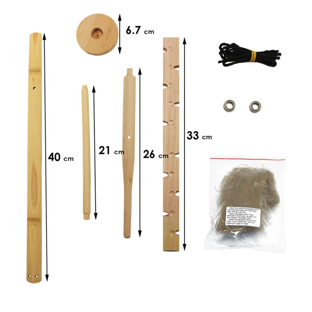 Hign-concerned Bow Drill Friction Fire Starter Kit For Outdoor Survival