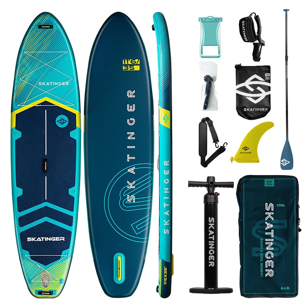 Skatinger Inflatable Paddle Board for Adults Stable SUP Board
