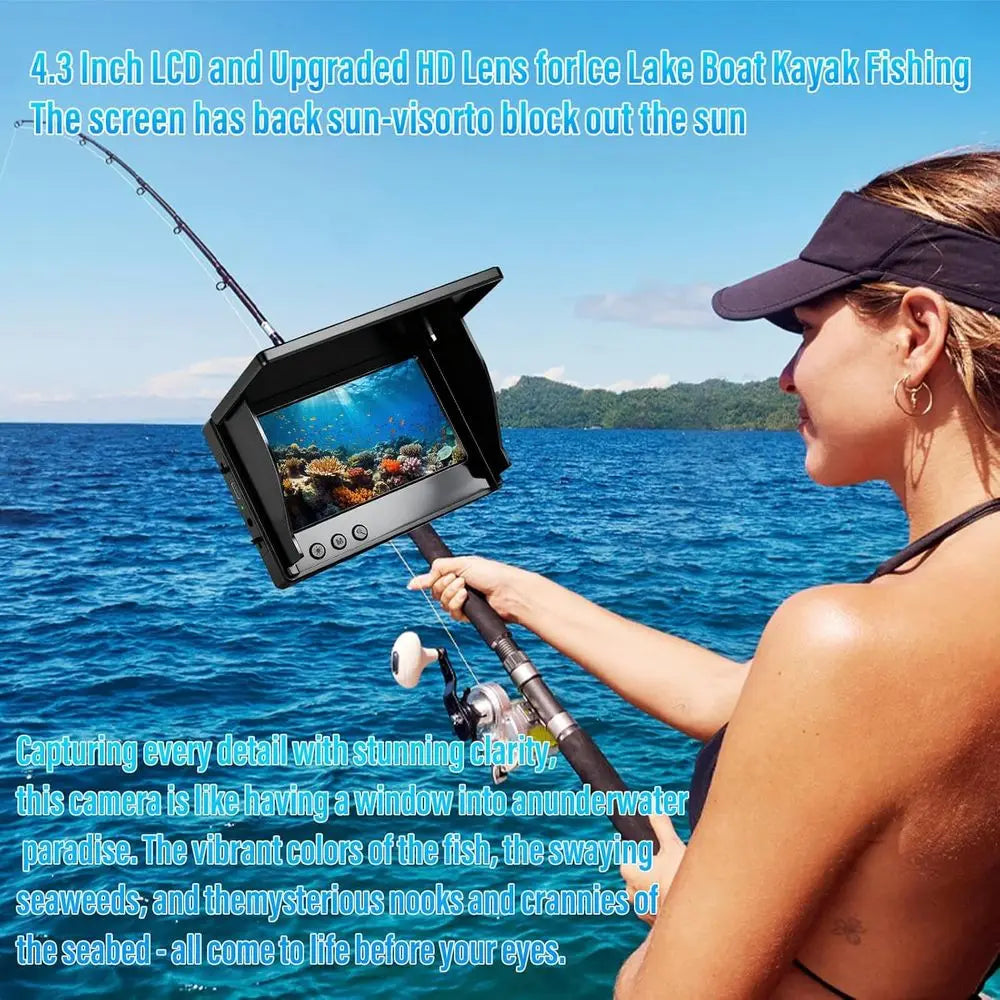 Underwater Fishing Camera With Infrared Night Vision For Kayaking