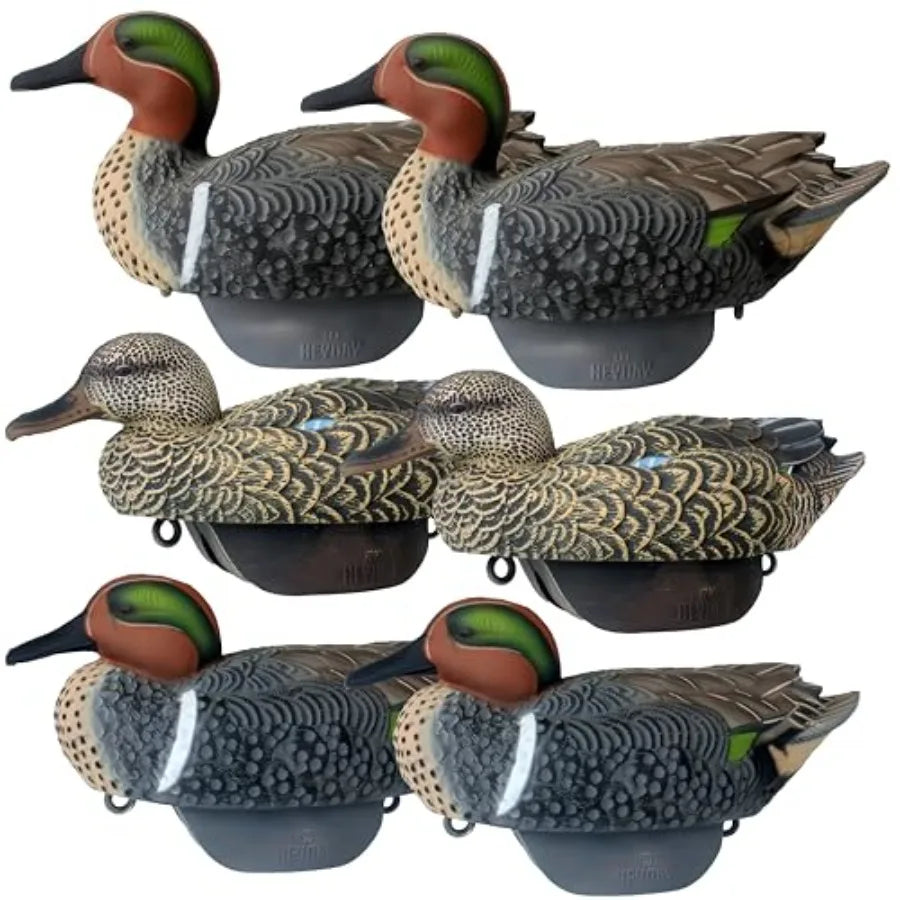 Heyday UltraLight HydroFoam Duck Decoys 6 Pack Durable Realistic Design