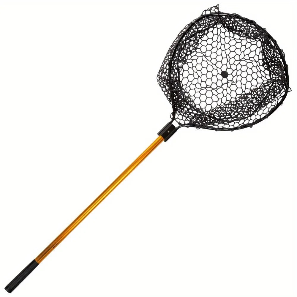 Hign-concerned Retractable Landing Net with Telescopic Pole