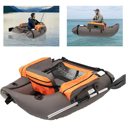 Inflatable Fishing Boat Belly Boat Float Tube for Angling