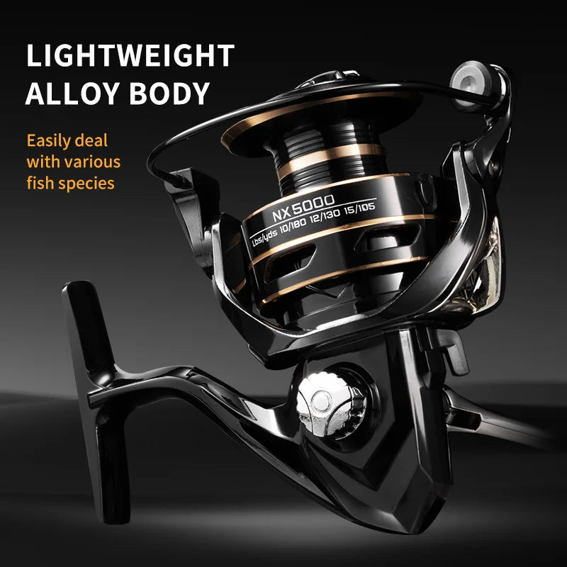J-BARZILLA NX Fishing Spinning Reel High Speed Drag 10Kg