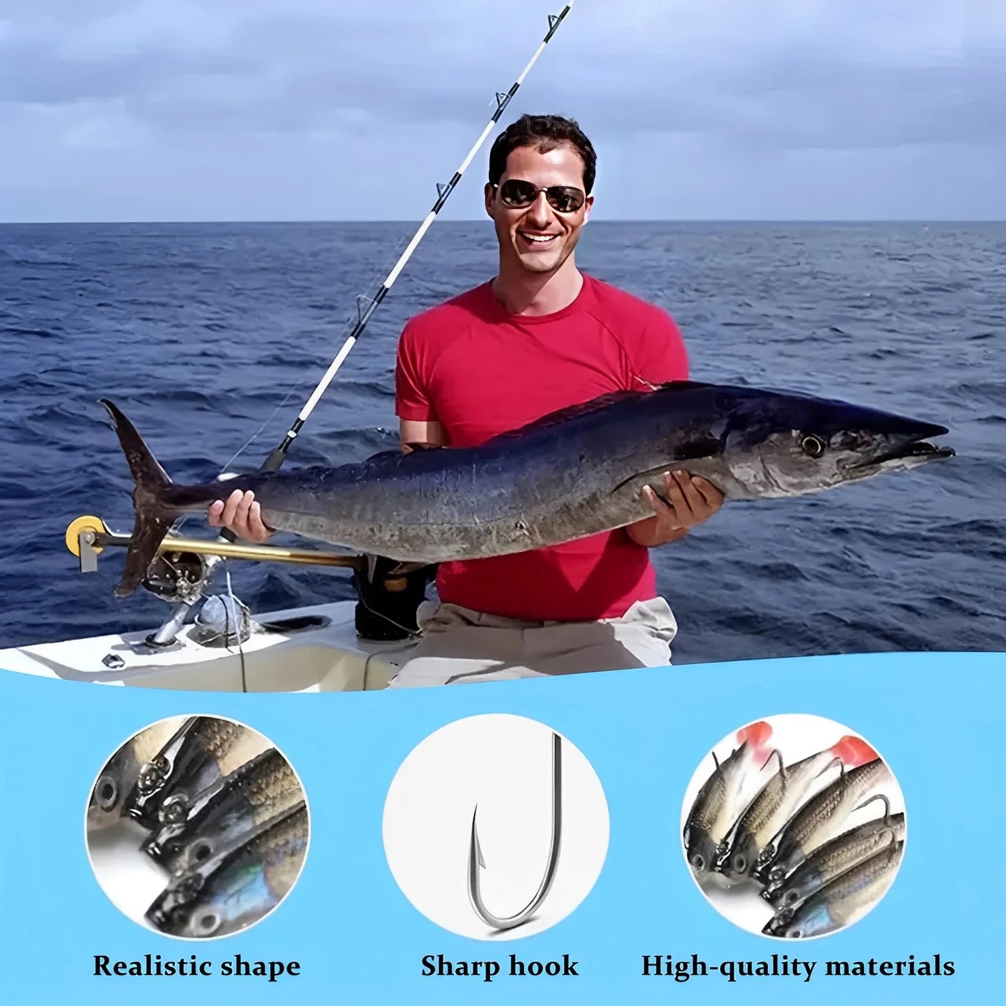 Soft Fishing Lures Swim Baits For Saltwater Pike Walleye Perch