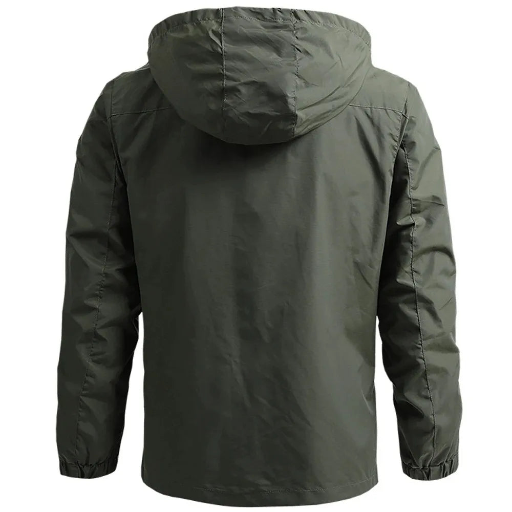 Waterproof Tactical Windbreaker For Men Field Jacket