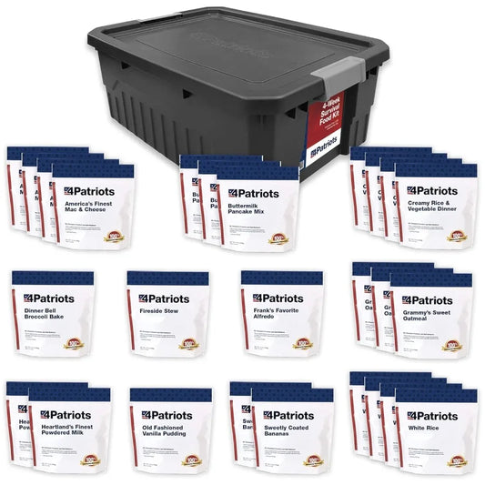 4 Week Survival Food Kit 192 Servings Emergency Food Supply