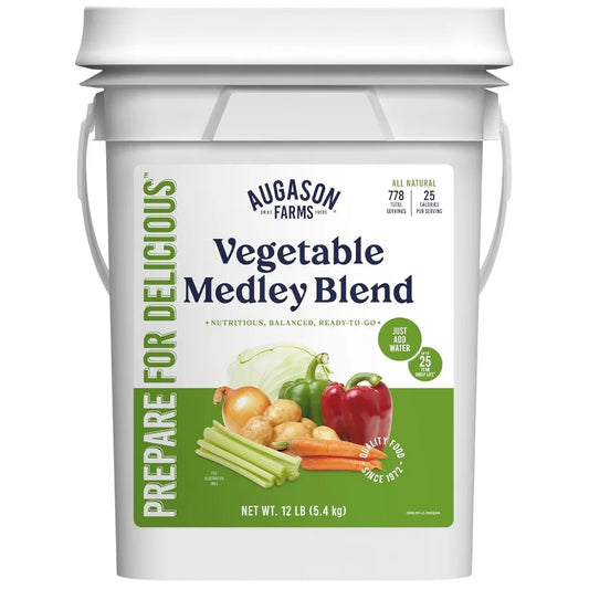 Augason Farms Vegetable Medley Blend Gluten Free Emergency Food