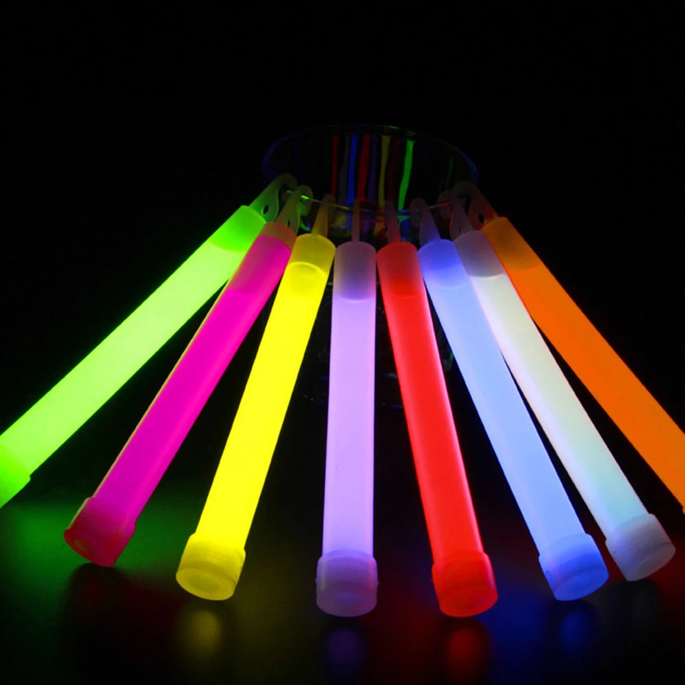 VKTECH 10 Pack Glow Light Sticks For Outdoor Survival Emergency