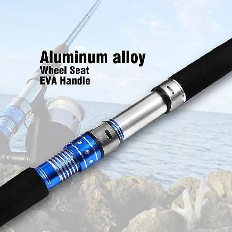 Saltwater Spinning Rod Graphite Portable Offshore Fishing Rod