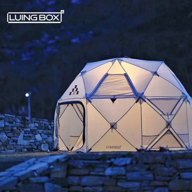 LUING BOX Outdoor Dome Tent With Automatic Opening Spherical Folding