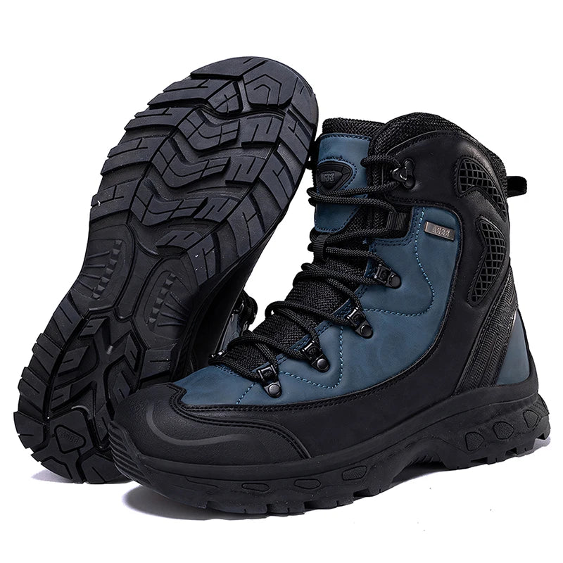 Louis Kadhrcn Mens Hiking Boots Waterproof Breathable Mountain Footwear