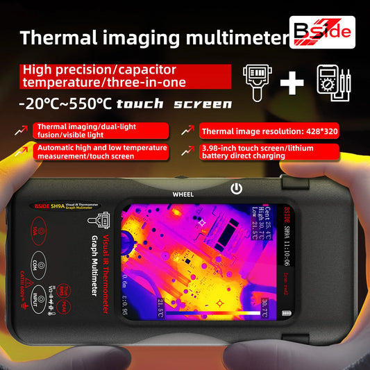 BSIDE Touchscreen Thermal Imager Multimeter 320x240 Resolution