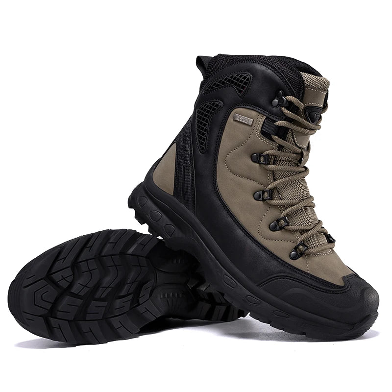Louis Kadhrcn Mens Hiking Boots Waterproof Breathable Mountain Footwear