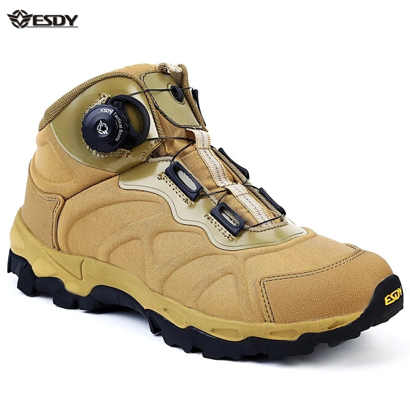 KOLINLOVCN Men Waterproof Winter Hiking Boots