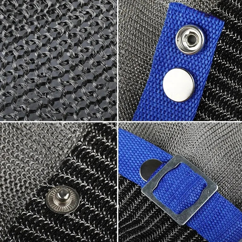 Craft of Weaving Stainless Steel Cut Resistant Gloves For Butcher Safety