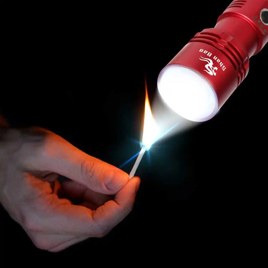 Shan Bao 1800 Lumen LED Zoomable Rechargeable Outdoor Flashlight