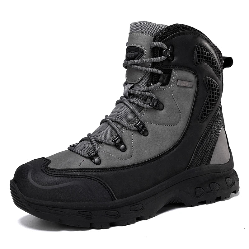 Louis Kadhrcn Mens Hiking Boots Waterproof Breathable Mountain Footwear