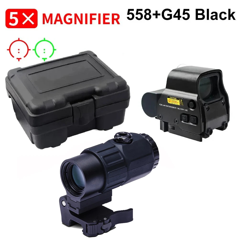 Bestsight 558 HolographicOptic RifleMountedHolographicOpticsUnit With 68MOA Ring And 1MOA Dot