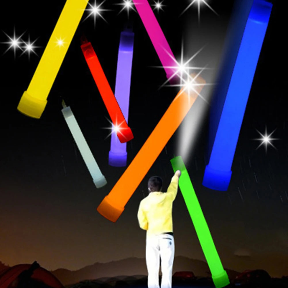 VKTECH 10 Pack Glow Light Sticks For Outdoor Survival Emergency
