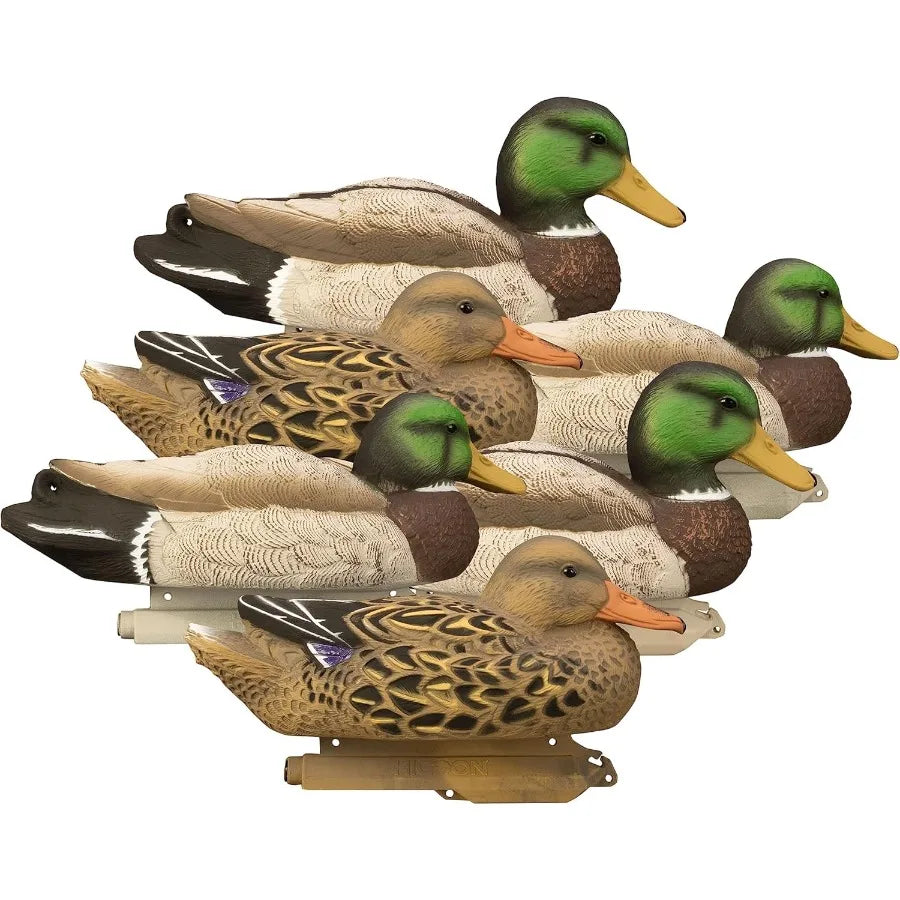 Higdon Outdoors Mallard Duck Decoys Ultra Realistic Drake and Hen