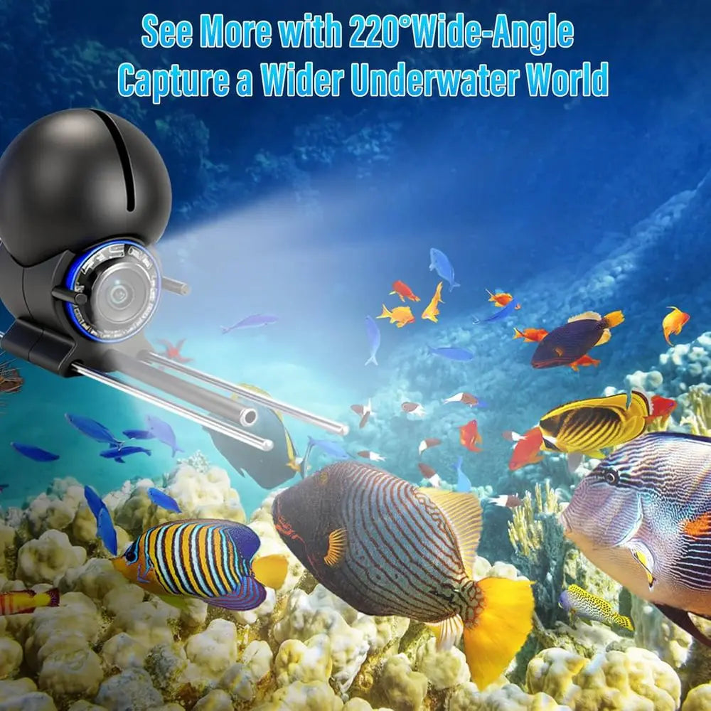 Underwater Fishing Camera With Infrared Night Vision For Kayaking