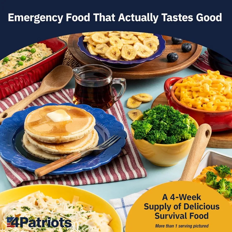 4 Week Survival Food Kit 192 Servings Emergency Food Supply