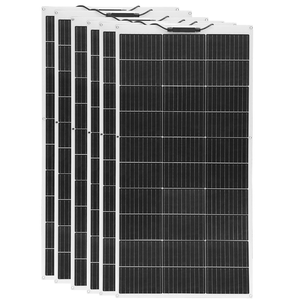 Xinpuguang 100W Flexible Monocrystalline Solar Panel For 12V PowerSystems Rechargeable