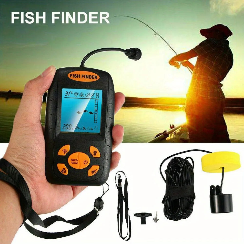 Hign-concerned Portable Fish Finder With Echo Sonar Transducer