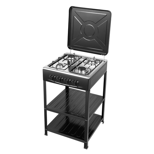 Propane 4 Burner Smokeless Portable Gas Grill With Storage Bracket