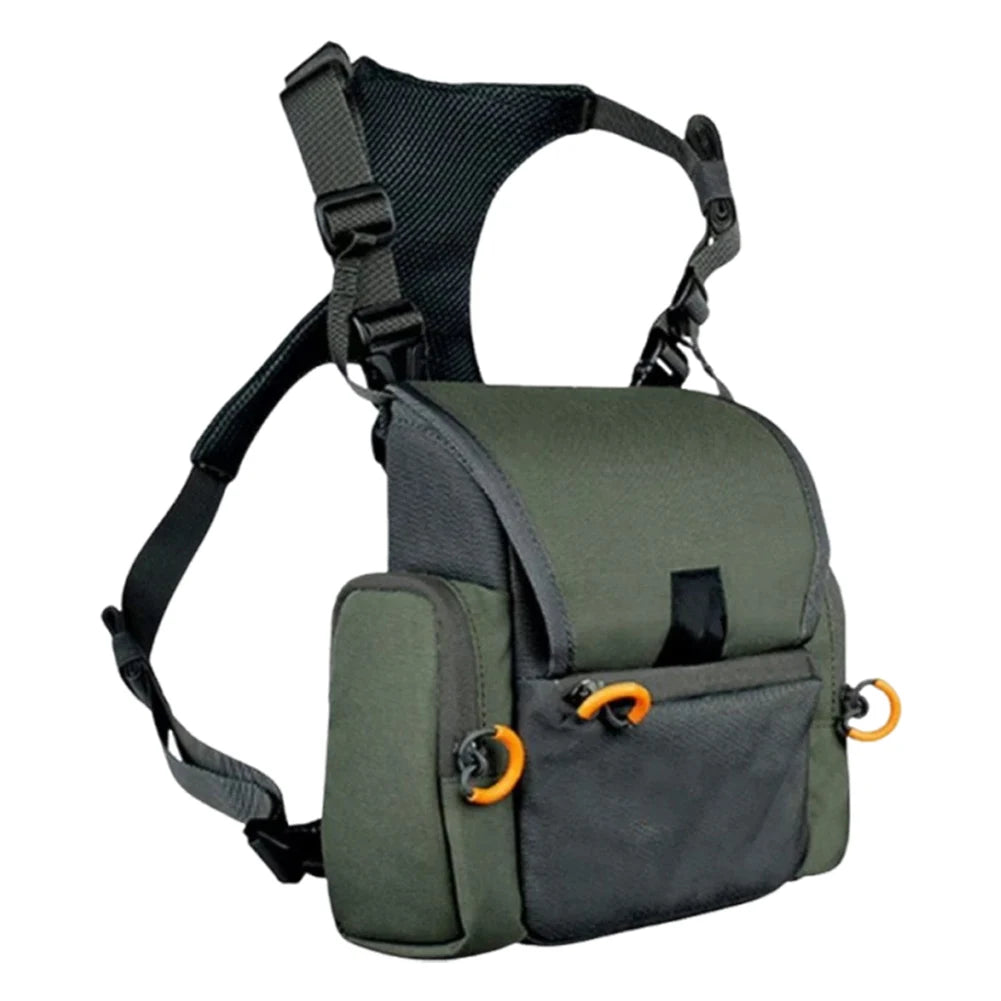 APWIKOGERE Binocular Harness Chest Pack With Rangefinder Pouch Rain Cover