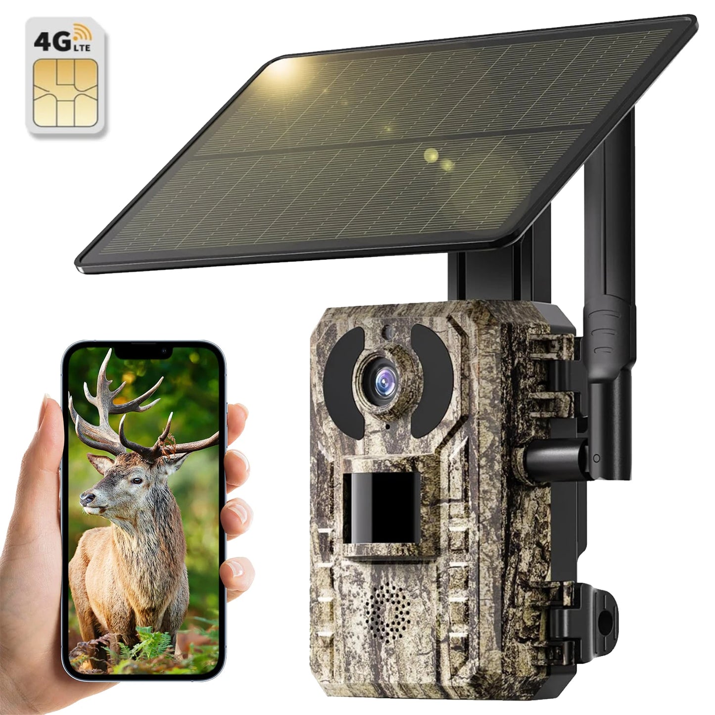 Hignconcerned 4G LTE Trail Camera With Live Stream Night Vision