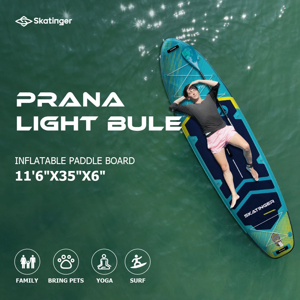 Skatinger Inflatable Paddle Board for Adults Stable SUP Board