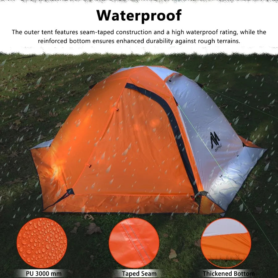 Building 4-Season Lightweight Winter Backpacking Tent Waterproof