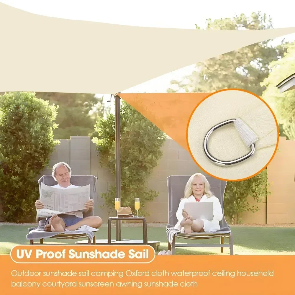 Waterproof Sun Shade Sail Canopy Outdoor Garden UV Block Shelter