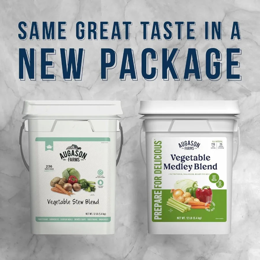 Augason Farms Vegetable Medley Blend Gluten Free Emergency Food