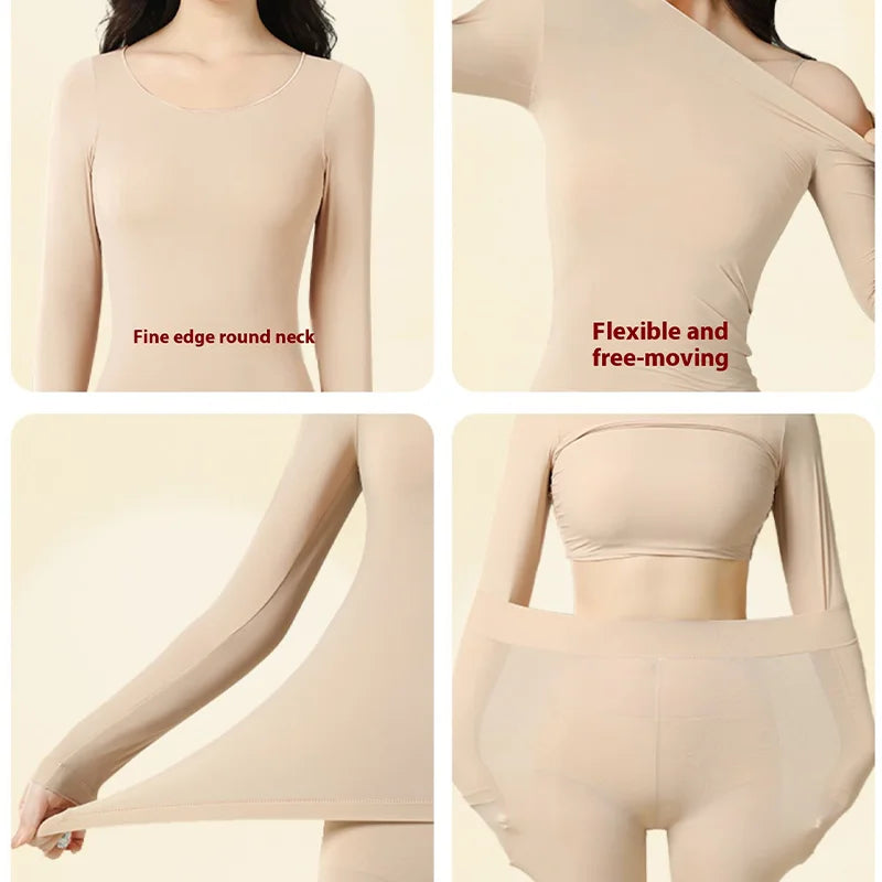 CN Thermal Women Long Sleeve Bottoming Shirt Warm Top