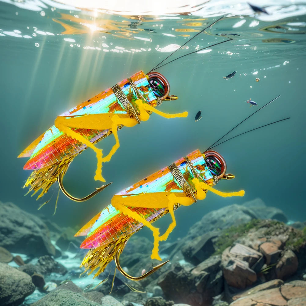 APWIKOGER Grasshopper Bionic Mino Mini Lifelike Lure