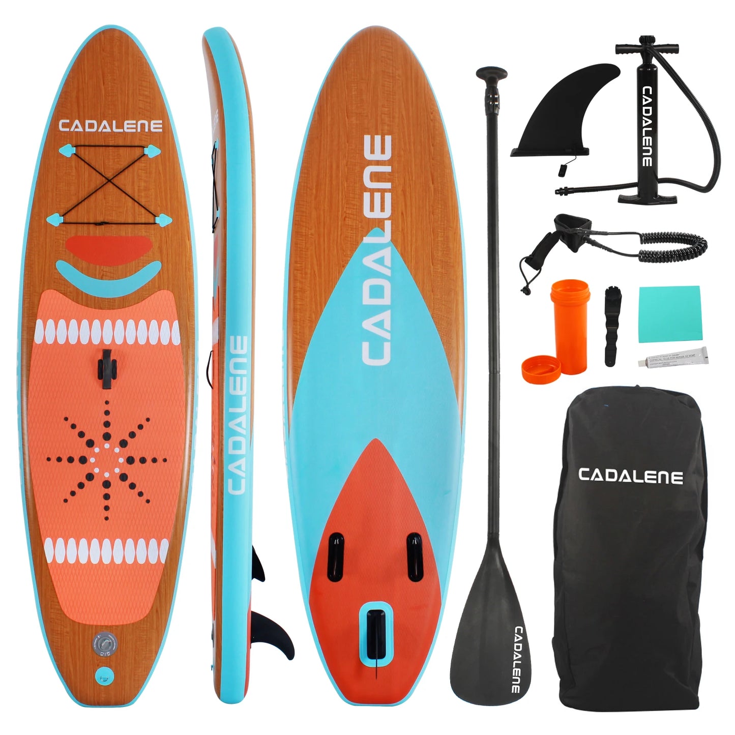 CADALENE Premium Inflatable Stand Up Paddleboard With Comprehensive Accessories Kit