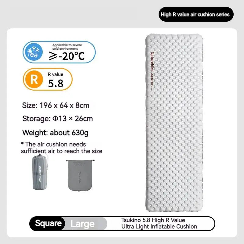 Naturehike R Value 5.8 Inflatable Sleeping Mattress Ultralight
