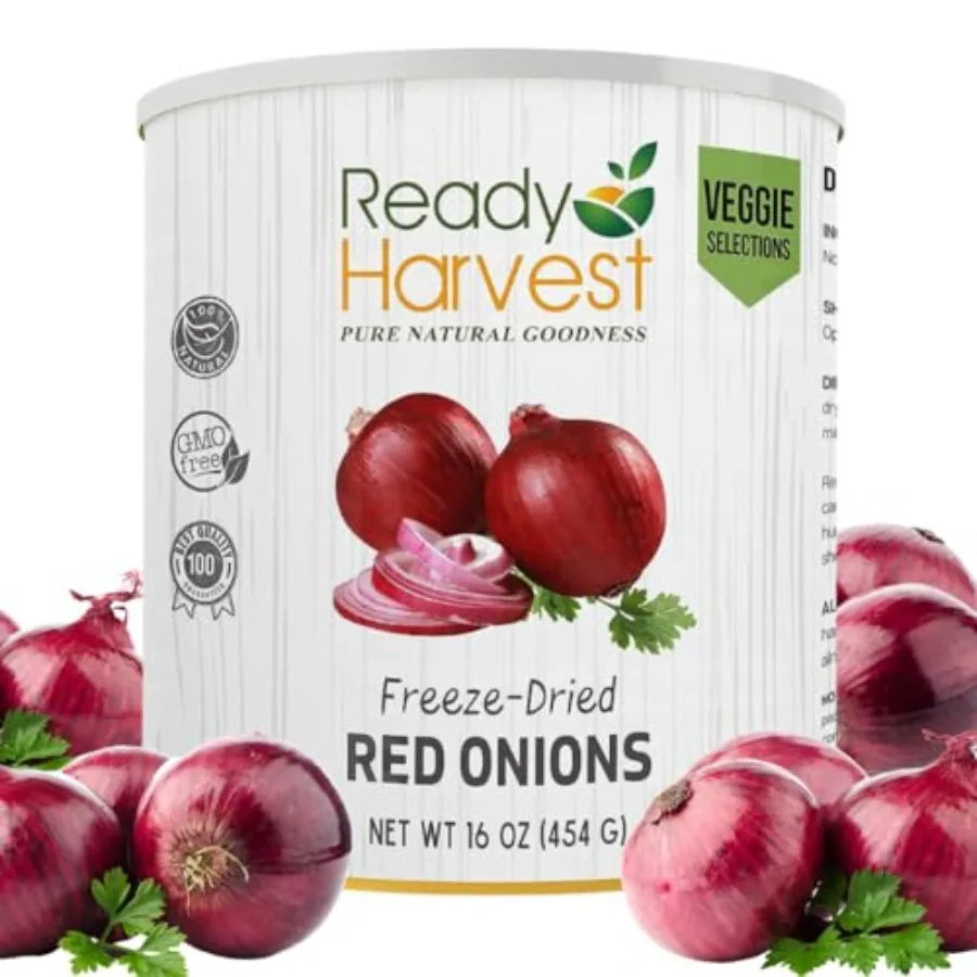 Freeze Dried Red Onions For Emergency Canned Vegetables