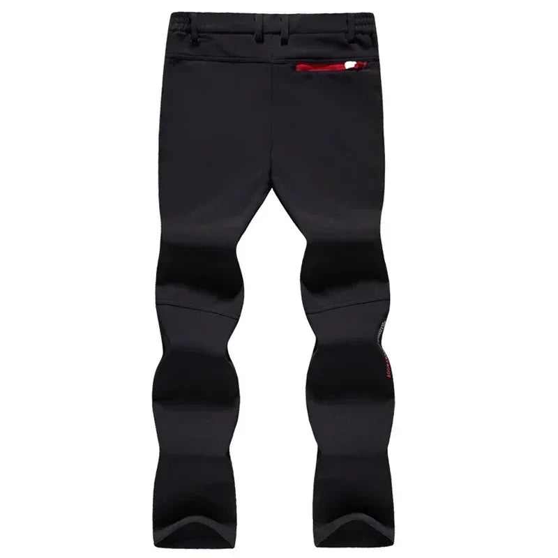 Tlothes Mens Hiking Pants Winter Fleece Lined Tactical Trekking