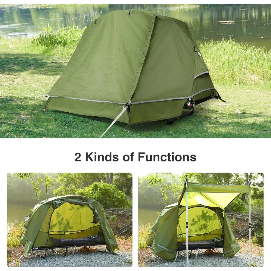 Building Multifunctional Camp Cot Tent For Portable Camping