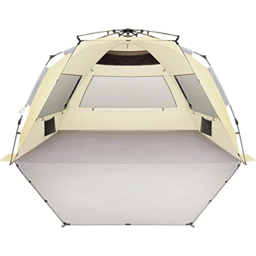 Pop Up Beach Tent Sun Shelter For 5-6 People Portable