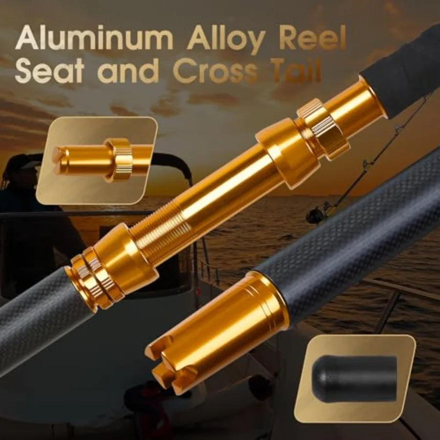 Offshore Trolling Rod Saltwater Big Game Boat Fishing Rod