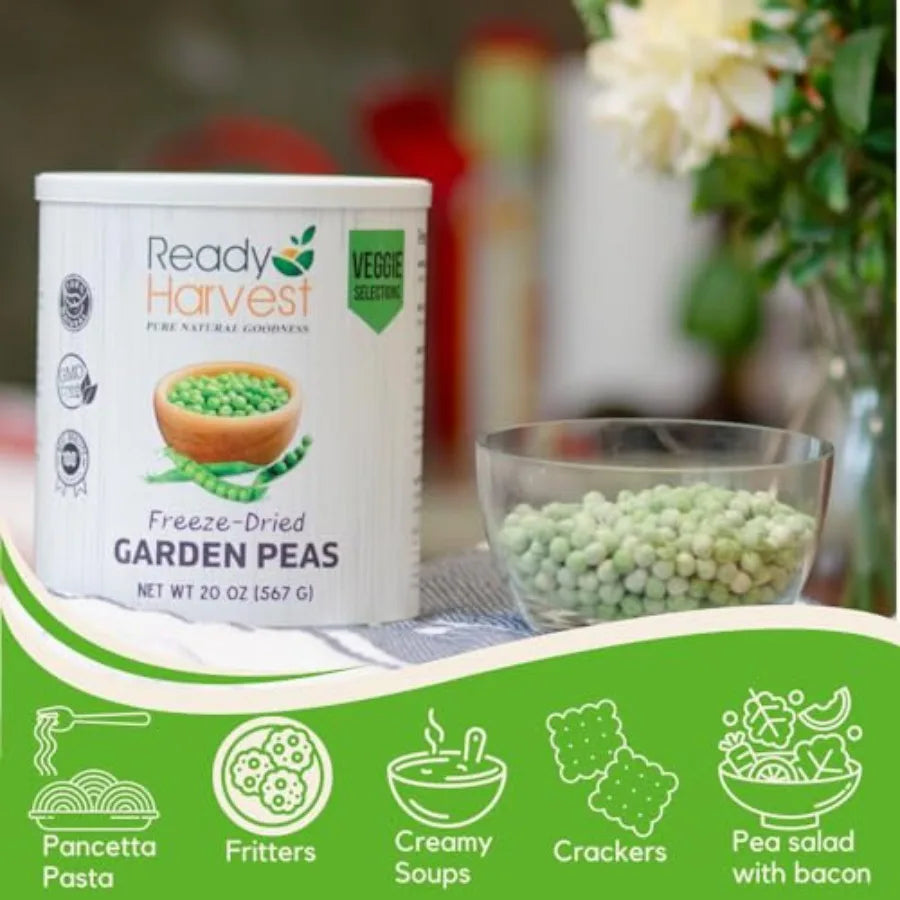 Freeze Dried Whole Foods for Emergency Storage Sealed in Can