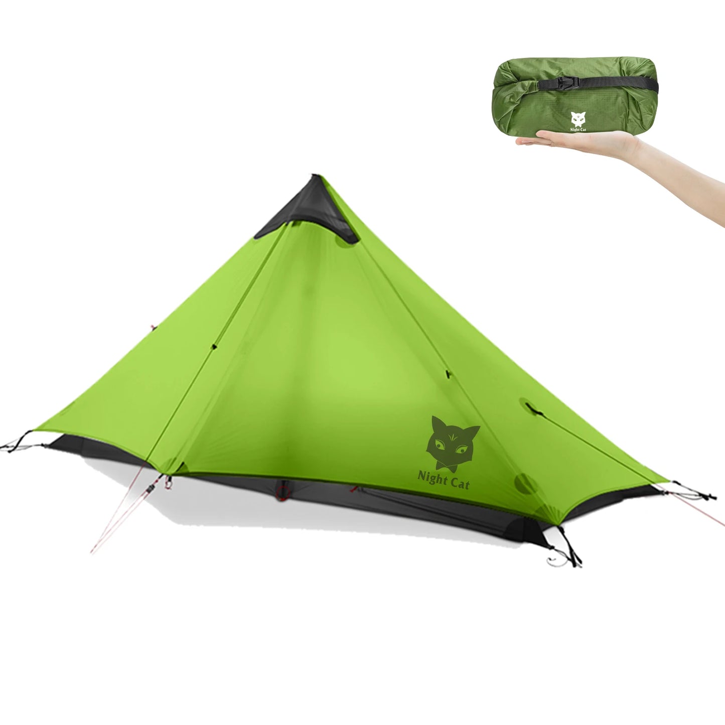 Night Cat Ultralight Camping Tent For Backpacking And Hiking
