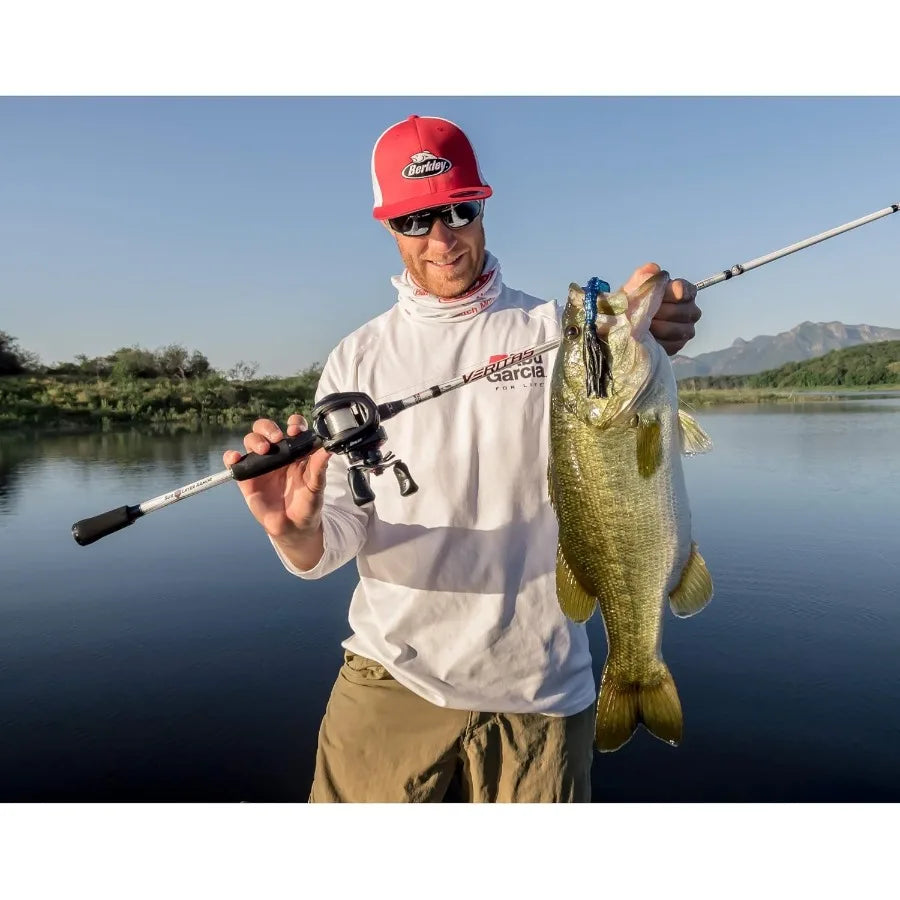 Baitcast Fishing Reel For Heavy Duty Angling With Smooth Rotation