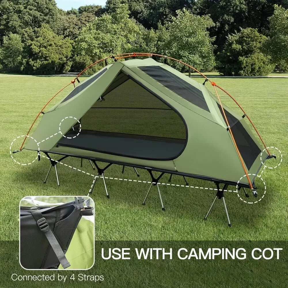 Night Cat One Person Camping Cot Tent Off-Ground Bed