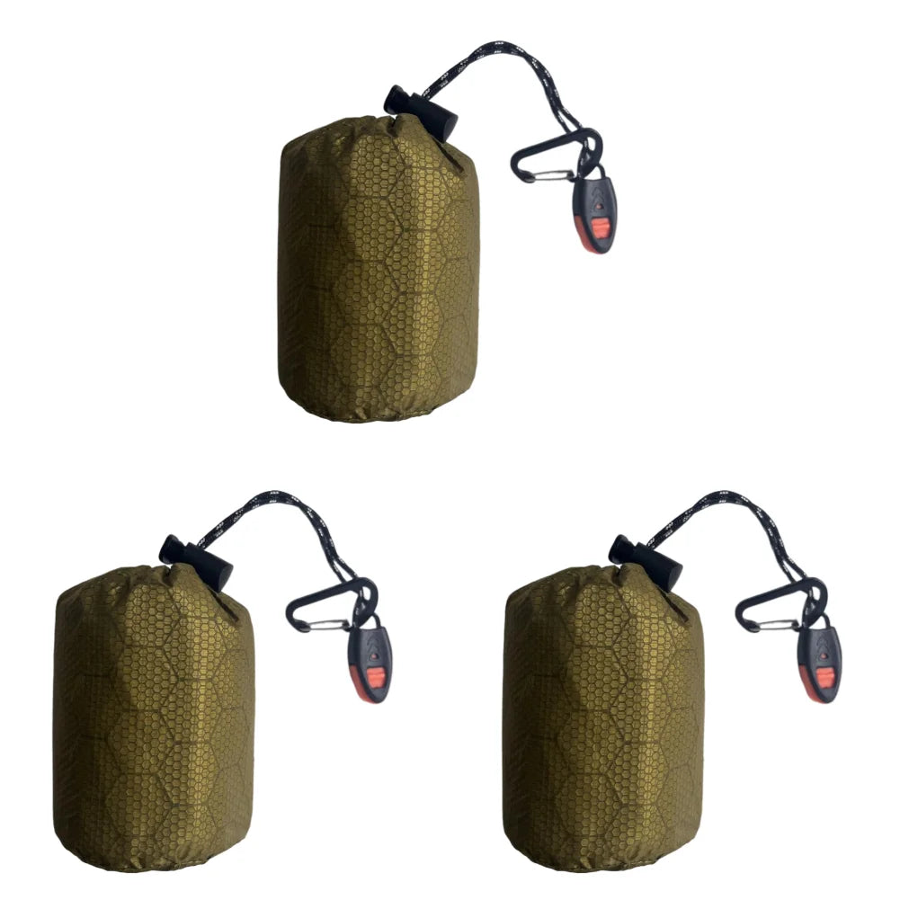 Shunmaii Waterproof Thermal Emergency Sleeping Bag Bivy Sack For Camping